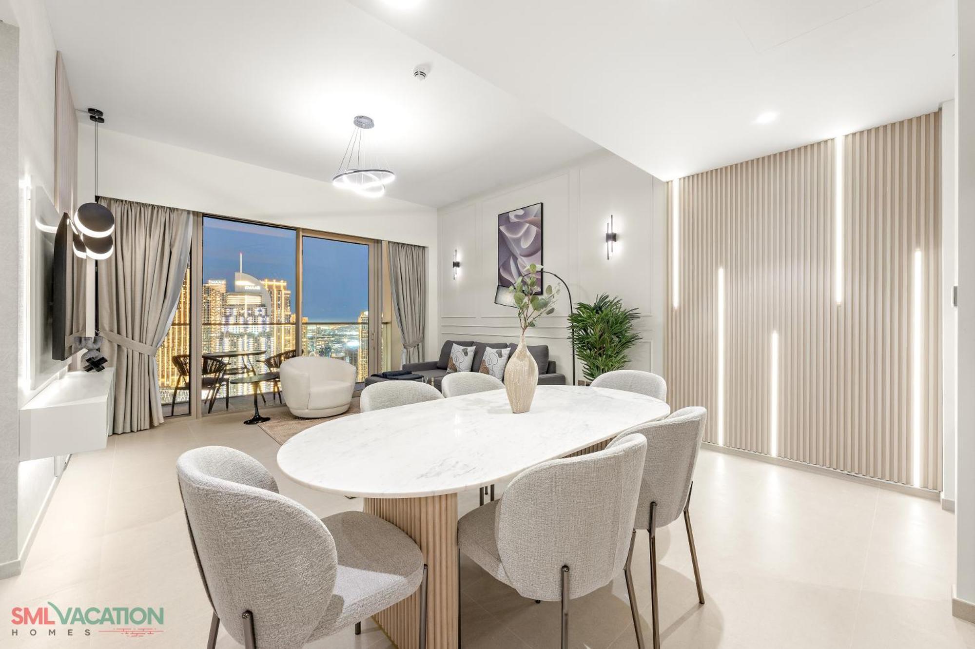 Sml Vacation Homes - Sky High Apartments With Burj Khalifa And Dubai Fountain Views At Grande Signature, Downtown Dubai Esterno foto